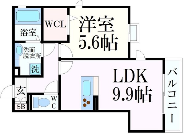 甲南山手駅 徒歩7分 1階の物件間取画像